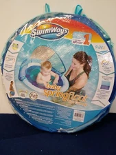 Swimways Baby Spring Float Sun Canopy 9-24 Months Blue (L)