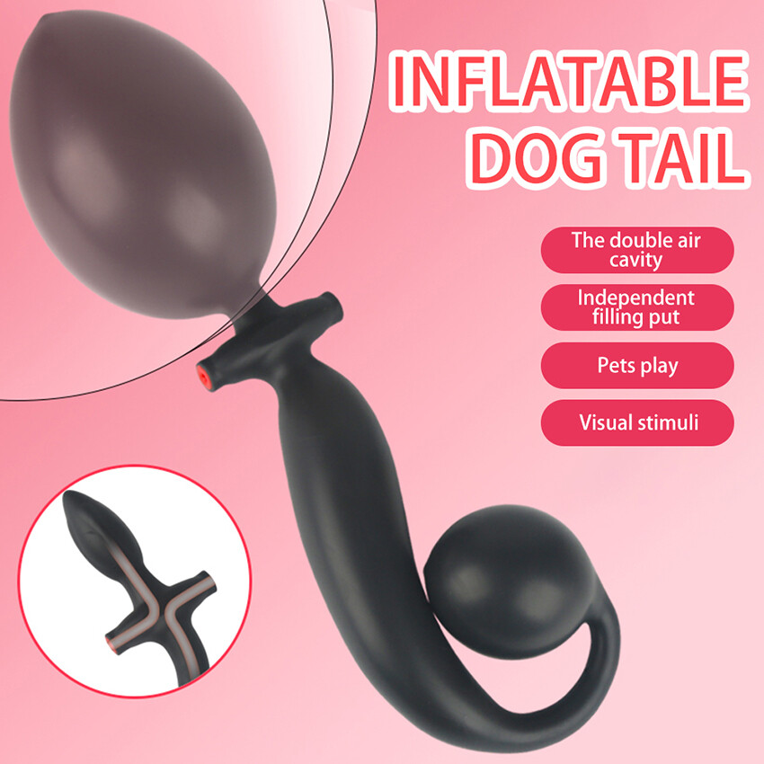 Expandable BDSM Dog Tail Plug Super Large Anal Butt Plug Anus Dilator Sexy  Women | eBay