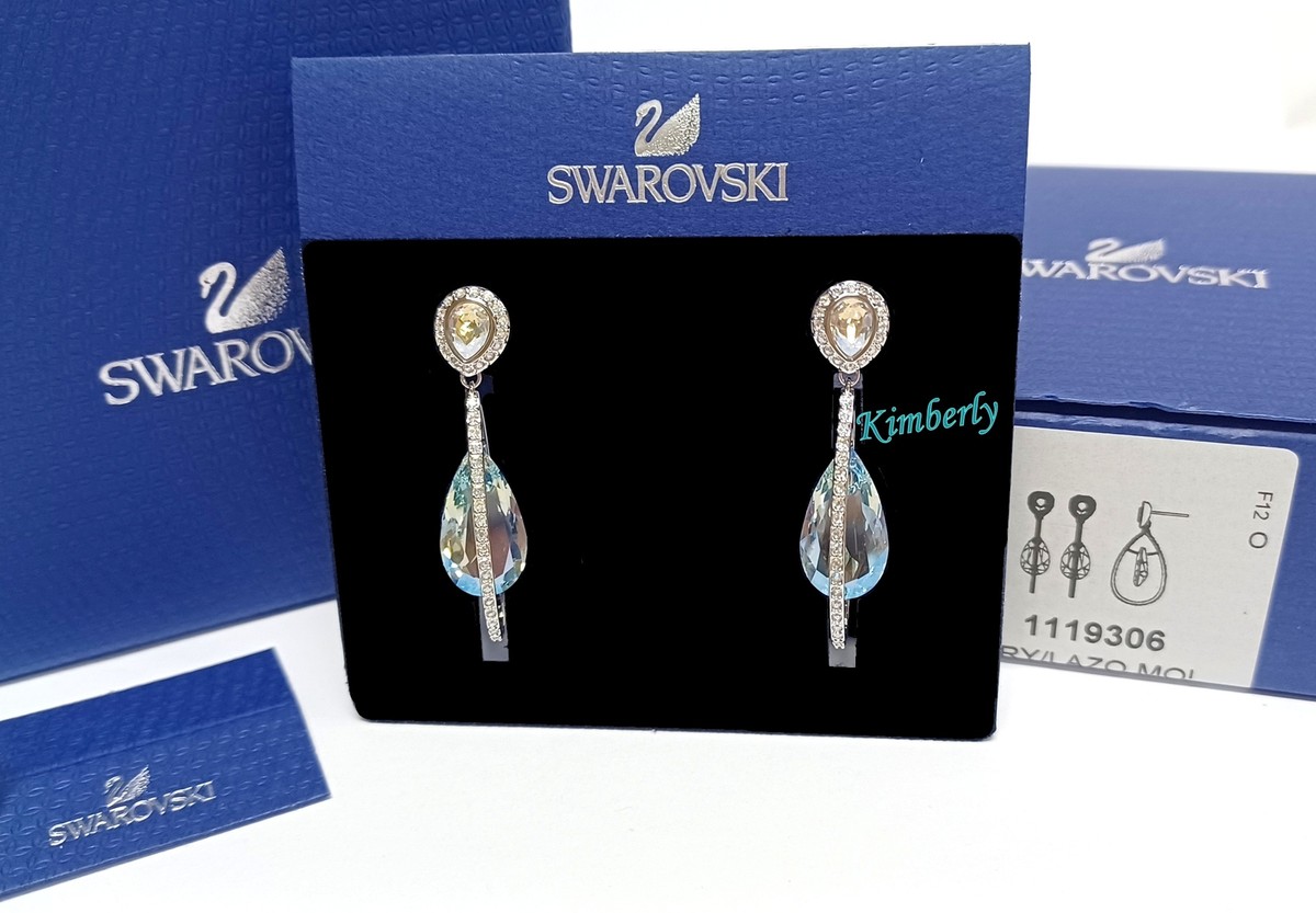 Swarovski Azore Moonlight ピアス Swarovski Lunar Light Azore Moonlight Pierced Earrings