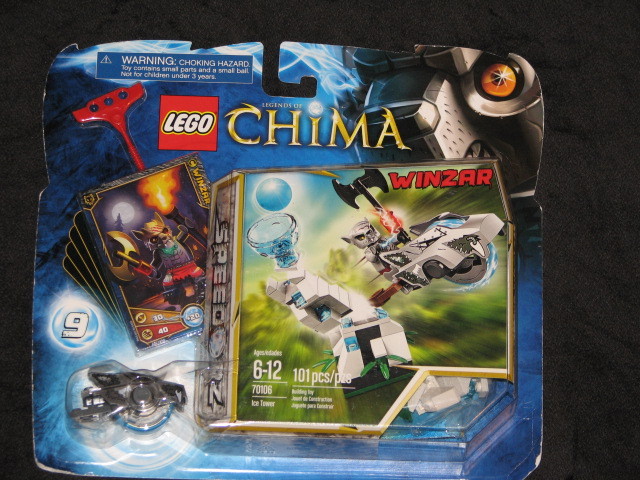 New LEGO Chima 70106 Winzar's ICE TOWER #9 Speedorz racer Wolf
