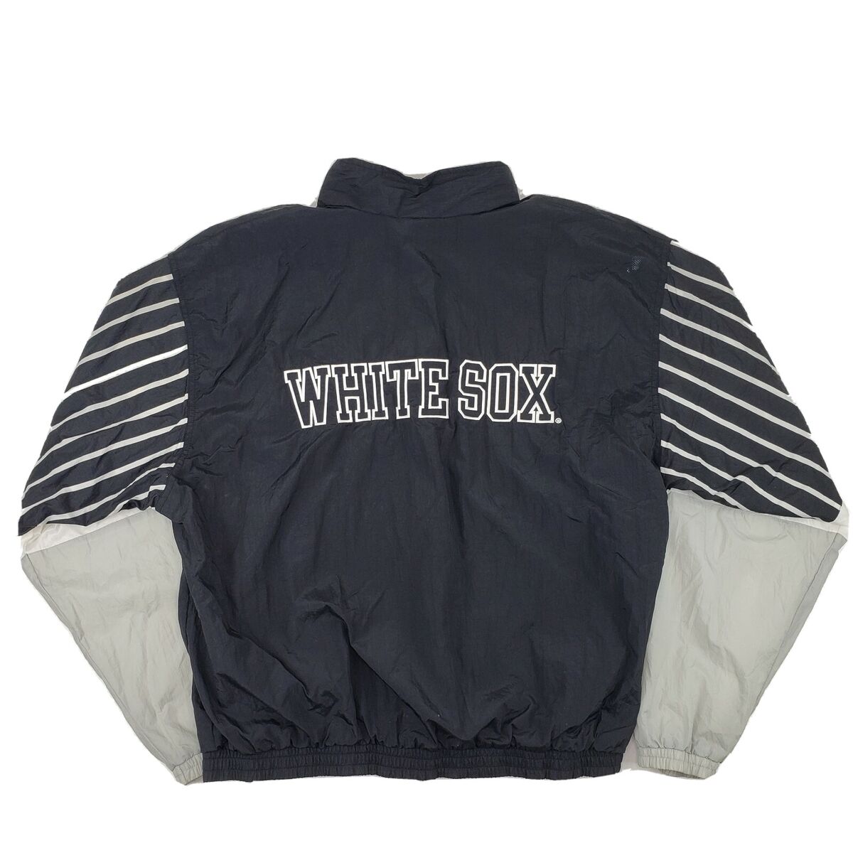 Vintage 90s Champion Chicago White Sox Jacket Black Full Zip Vintage 90s Champion Chicago White Sox Jacket Black Full Zip