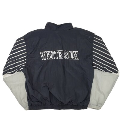 ウェア CHICAGO WHITE SOX MLB JACKET 90s VINTAGE Vintage 90s Champion Chicago White Sox Jacket Black Full Zip