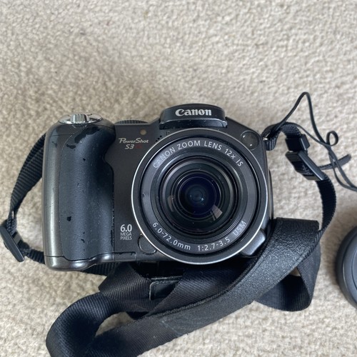 Canon PowerShot S3 IS 6.0MP 12X Zoom Digital Bridge Camera - Picture 2 of 12