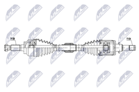 NTY Antriebswelle NPW-MZ-096 FüR Mazda
