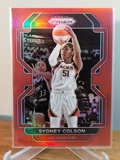 SYDNEY COLSON 2022 Panini /199 WNBA Red Prizm Basketball #63 Las Vegas Aces
