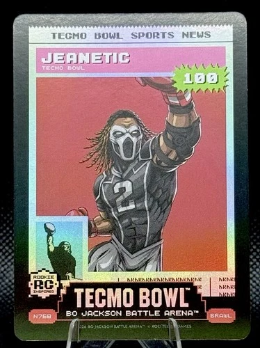 2026 Bo Jackson Battle Arena Tecmo Bowl Jeanetic News Battlefoil Brawl RC