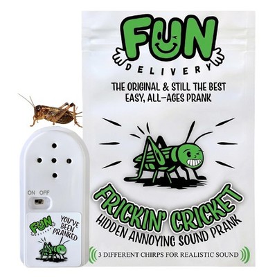 FUN delivery Frickin  Cricket Hidden Noise Maker Prank   Realistic, Random, &...