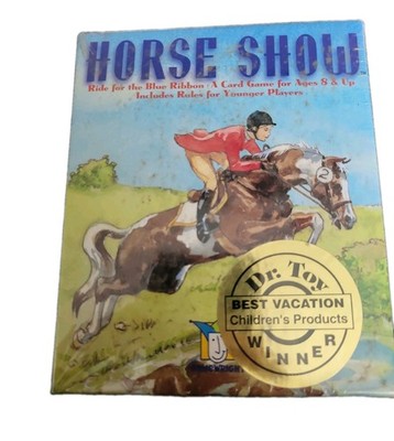 Horse Show Card Game Gamewright 1997 Ride for The Blue Ribbon New Sealed