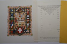 1949 Arthur Szyk Switzerland Lithograph First Edition Bileski ALBUM COVER PAGE