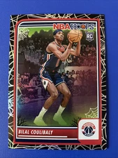 2023 Haunted Hoops #175 Bilal Coulibaly Holo Webs SP