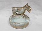 Vintage MCM Stangl Scottish Terrier Dog Ashtray Antique Gold 2089 5"