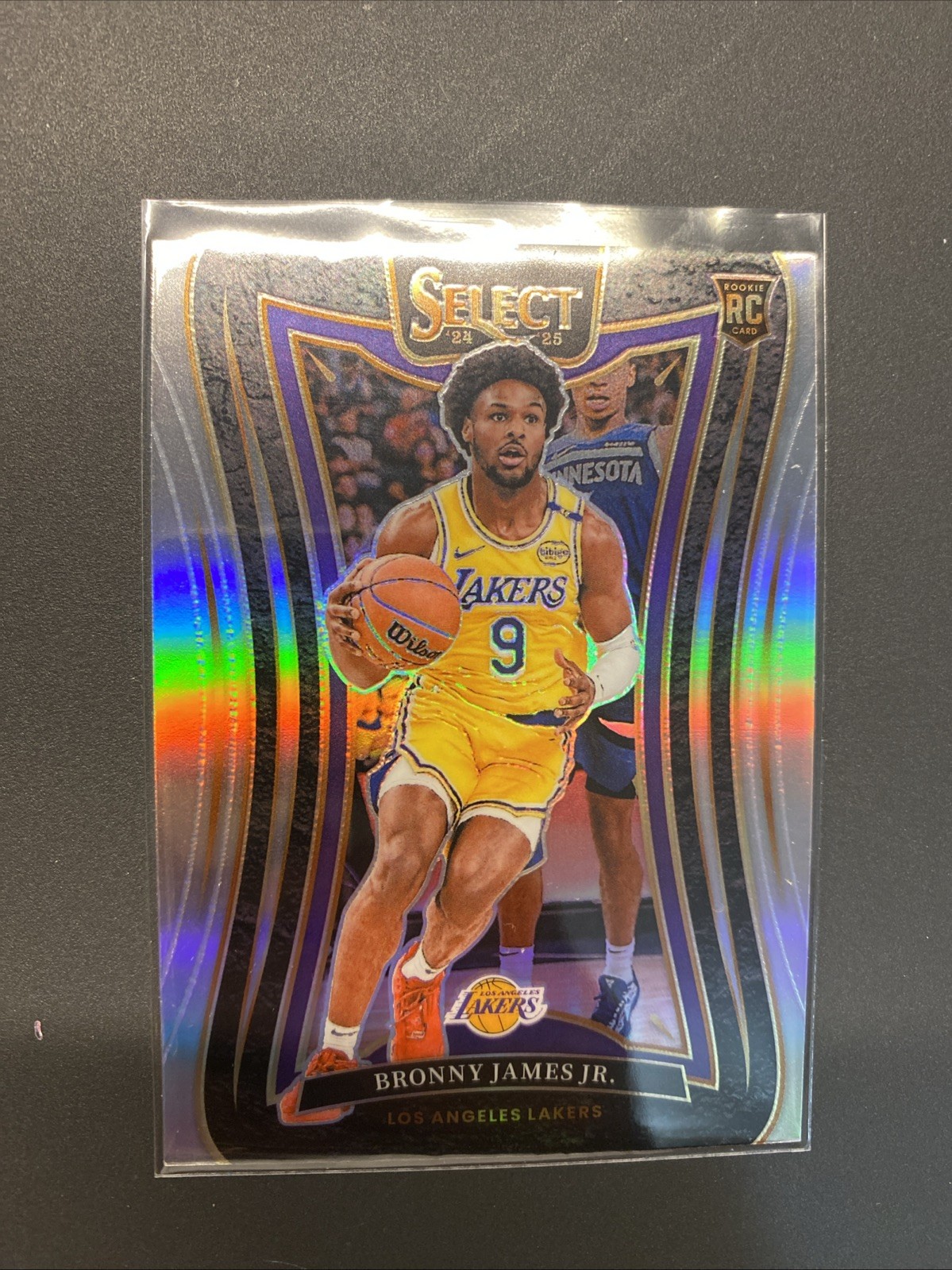 2024-25 Panini Select - Mezzanine Bronny James #369 Silver Prizm (RC)