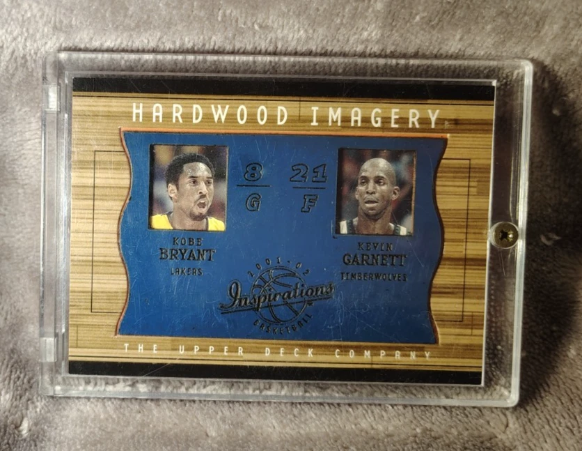 2001-02 Upper Deck Inspirations - Kobe Bryant/Kevin Garnett #KB/KG