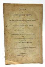 TEXAS LAW Speech of John Quincy Adams of Massachusetts Upon the Right 1st 1838