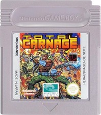 Thumbnail of ebay&reg; auction 127416472236 | Total Carnage - Nintendo Game Boy Gameboy Action Shooting Videospiel
