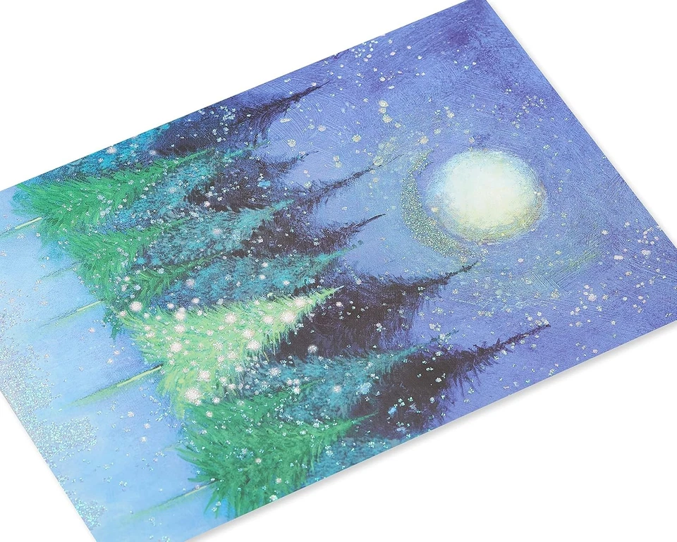 Papyrus Boxed Christmas Cards with Envelopes, Peace of the Season (14-Count) - Image 4 of 4