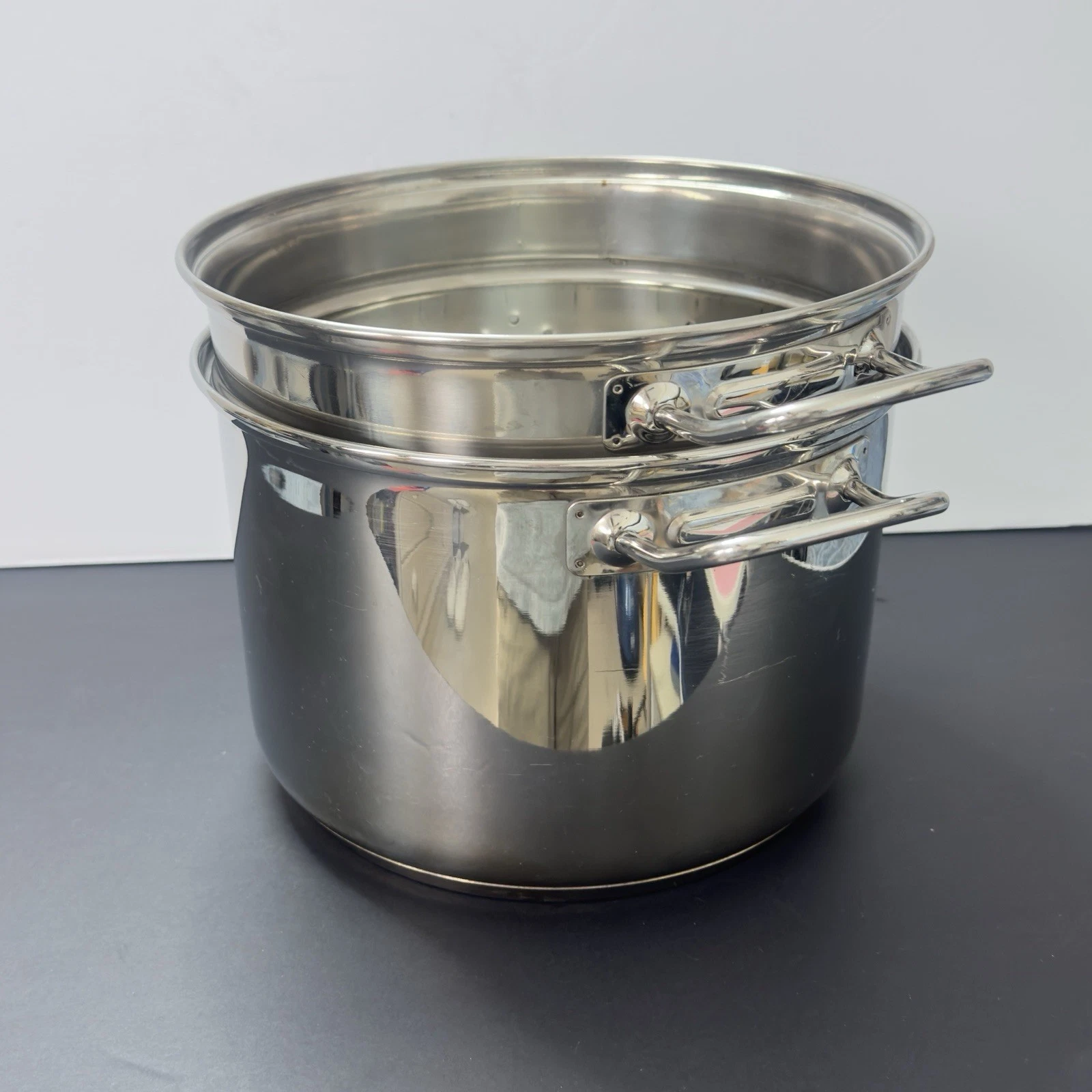 Williams Sonoma 8 quart Kim Korea 18/10 Stainless Steel Pot Steamer