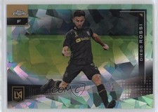 2021 Topps Chrome MLS Sapphire Edition Green 10/75 Diego Rossi #59 p6a