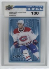 2024-25 Upper Deck Series 2 Population Count 100 /100 Joshua Roy #PC-60 k6l