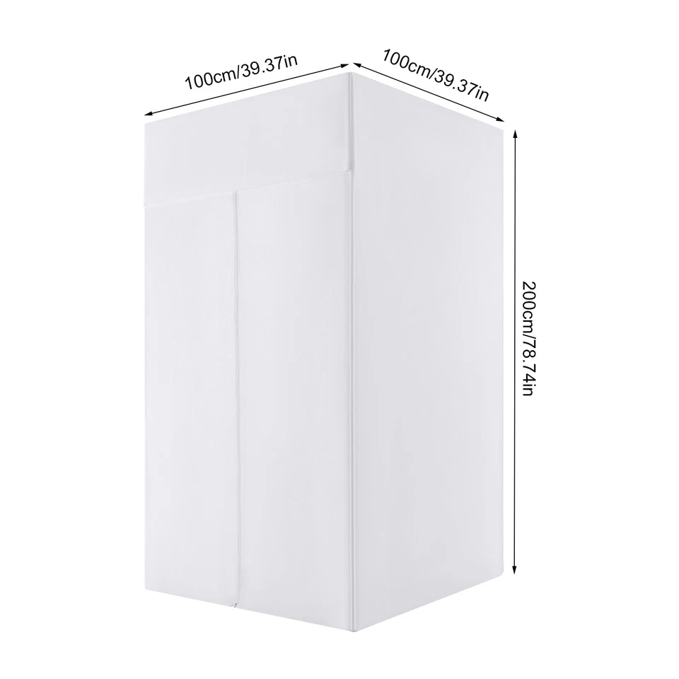 Vestidor portátil vestuario con marco y cortina y gancho EE. UU. Foto 3 de 4