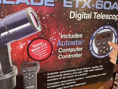 Meade ETX-60 AT Refractor Digital Telescope and Autostar Computer Controller