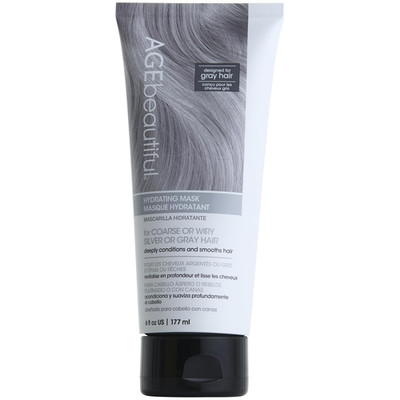 AGE Beautiful Hydrating Mask for Wiry, Coarse Silver or Gray Hair, with Silk Ami