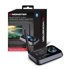 Monster Bluetooth Transmitter  Receiver, 2-in-1 Bluetooth Audio Adapter, Str...