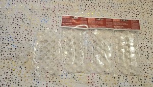 Lot Of 11 Clear Paint Pot Strips For DIY Arts And Crafts .125oz Each