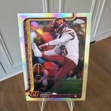 Matt Gay 2025 Topps Chrome Refractor Washington Commanders 🔥