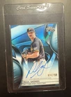PAUL SKENES 2025 TOPPS CHROME BLACK AUTO BLUE REFRACTOR /150 #CBA-PS