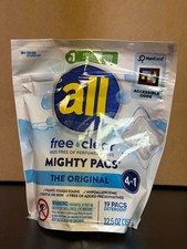 All Free Clear Mighty Pacs Original 4-in-1 Laundry Detergent 19 Pacs