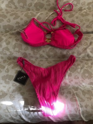 Zaful Women s Red 2-Piece Bikini Swimsuit   Size Small Swimwear Set