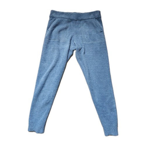 UGG Safiya Women’s Blue Cozy Plush Jogger Pants Soft Lounge Sweatpants Sz L GUC