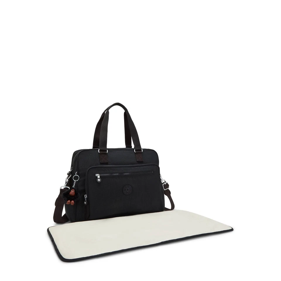 Bolsa de pañales Alanna negra tonal Foto 2 de 4