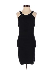 Herve Leger Women Black Cocktail Dress XS
