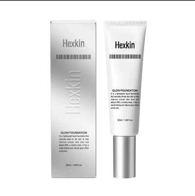 HEXKIN Glow Foundation | 50ml | SPF35 PA++, Hydrating, Multifunktion | K-Beauty