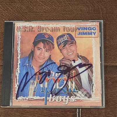 The April Boys Vingo & Jimmy USA Dream Tour Music CD Case AUTOGRAPH (NO CD)