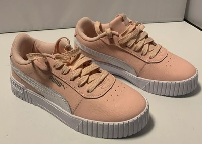 Puma Carina Jugend Turnschuhe Sportschuhe Low Top Schnürer Kinder Mädchen Größe 3