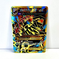 Pokemon TCG Primal Groudon EX Shiny Full Art Ultra Rare Holo 97/98 240 HP