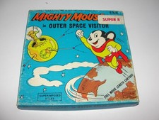  Mighty Mouse In Outer Space Visitor  Super 8 B/W Silent 200'