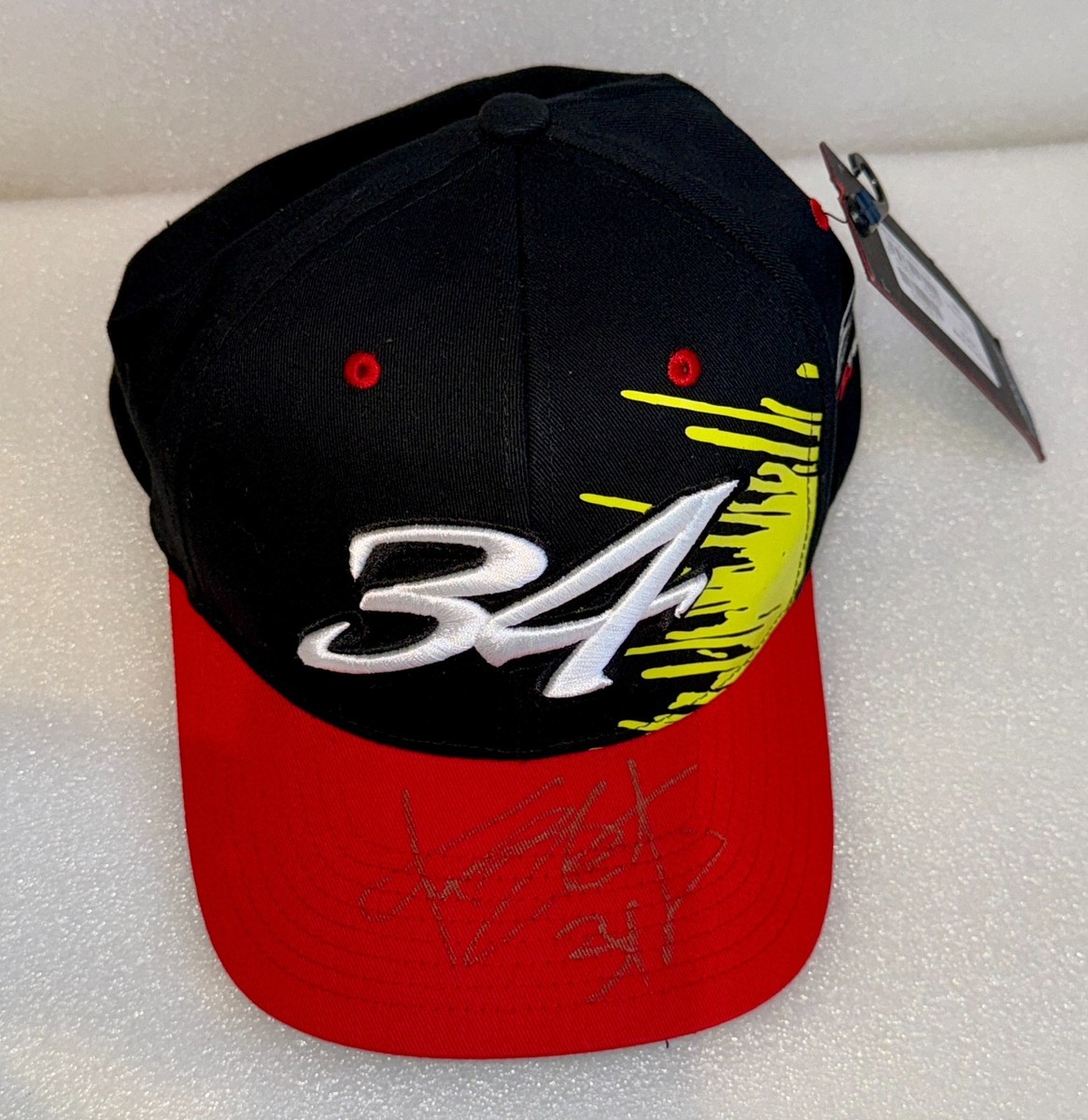 Kevin Schwantz signed official Kevin Schwantz #34 Cap (Black/Red