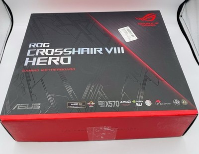 ASUS ROG Crosshair VIII Hero AMD X570 ATX Motherboard- Open Box