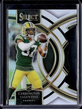 2023 Panini Select #118 Carrington Valentine Silver Prizms Die Cuts