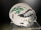 Miles Sanders Signed Philadelphia Eagles Flat White Mini Football Helmet Beckett
