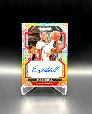 RC Auto /25! E.J. Liddell 2022 Prizm Draft Picks Mojo Prizm Auto #'d 07/25 RC