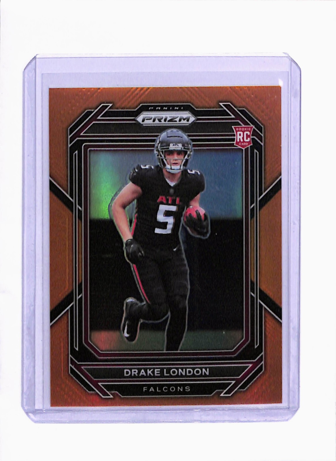 2022 Panini Prizm #308 Drake London Orange #/249