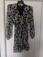 Tommy Hilfiger Women's Daisy Garden Sheer Long Sleeve Chiffon Dress Size 12