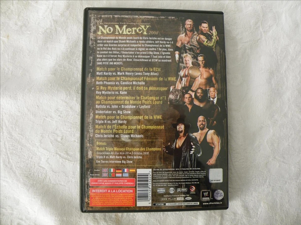 DVD CATCH NO MERCY 2008 WWE Silver Vision - Photo 2/4