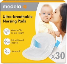 Medela 101045876 Stilleinlagen ultra atmungsaktiv 30 St Stillzubeh&ouml;r Komfort