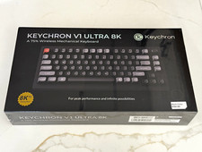Keychron V1 Ultra 8K 75% Wireless Mechanical Keyboard 8000Hz Black V1U-2A